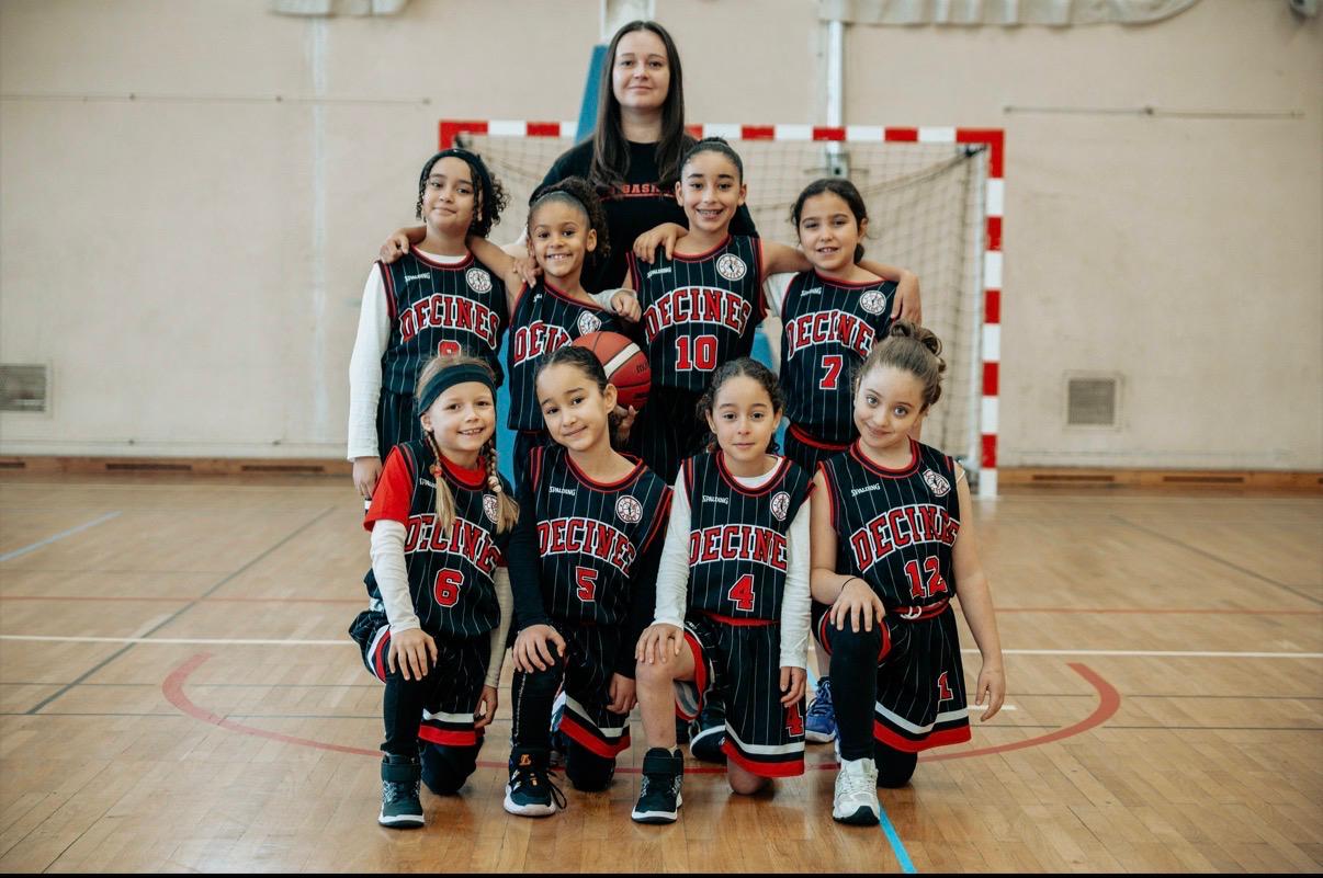 Équipe U9 Féminine CS Décines Basket